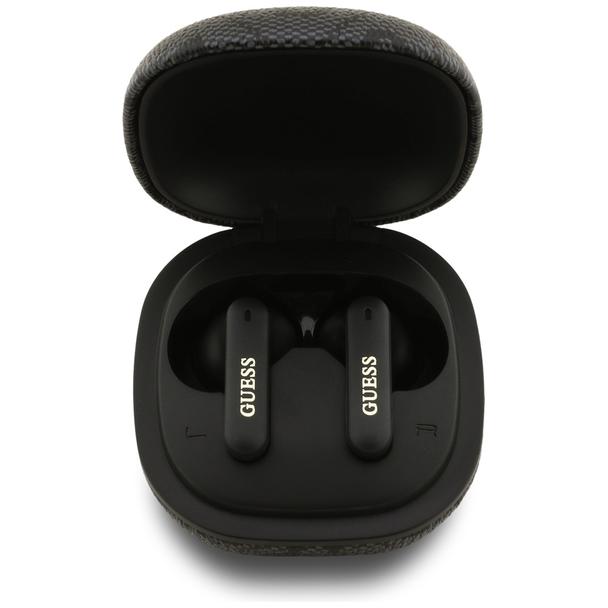 Słuchawki bezprzewodowe douszne Guess TWS ENC 4G Classic Metal Logo czarne