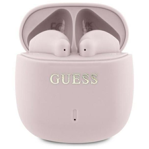GUESS słuchawki bezprzewodowe bluetooth TWS GUTWSJ14ESGP (Printed Classic Logo) różowe