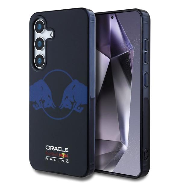 RED BULL futerał do SAMSUNG S25 RBHMS25S24HIDBV (Magnetic IML Transparent PC Two Bulls) navy