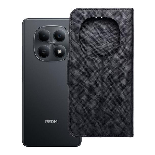 Etui z klapką na Xiaomi Redmi NOTE 15 5G Fancy Book czarne