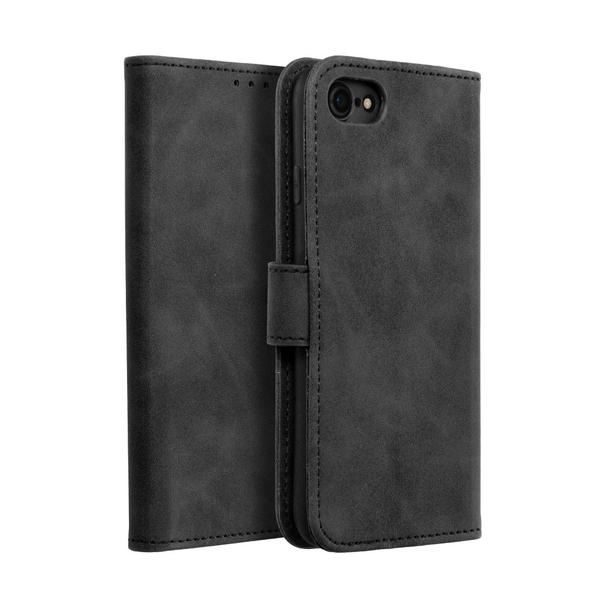 Etui z klapką na iPhone 7 / 8 / SE 2020 / SE 2022 Tender Book czarne