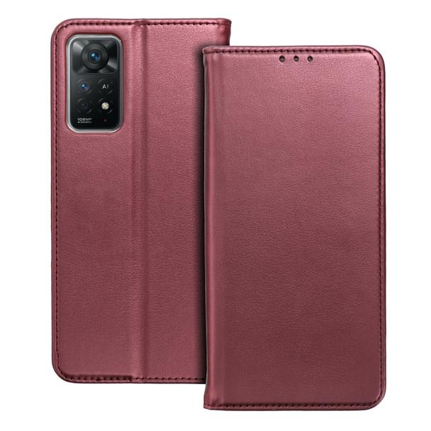 Kabura SMART MAGNETO do MOTOROLA G42 burgundowy