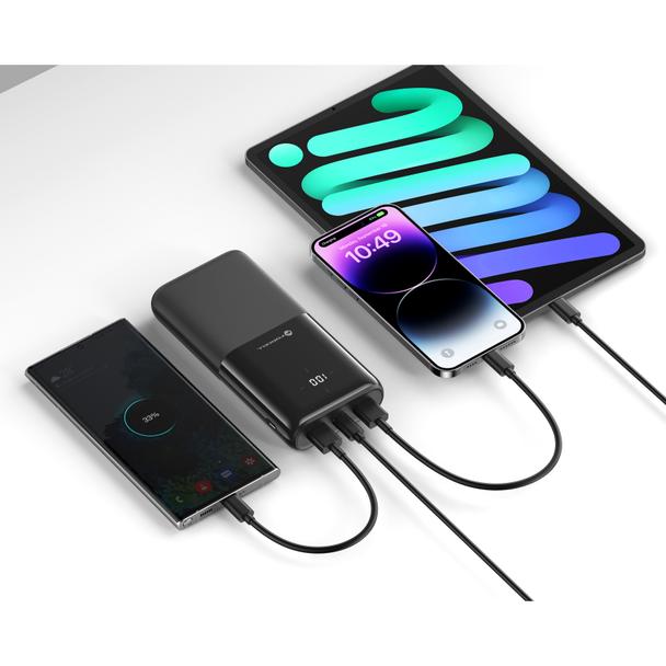 Powerbank Forcell F-Energy P20k1 PD QC3.0 3A 20W 20000 mAh czarny