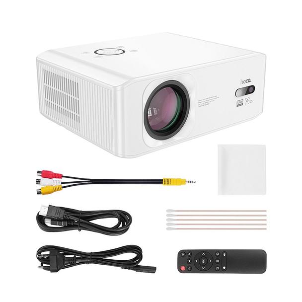 Projektor Full HD Hoco z systemem Android Wi-Fi Bluetooth 1080P DT3 biały