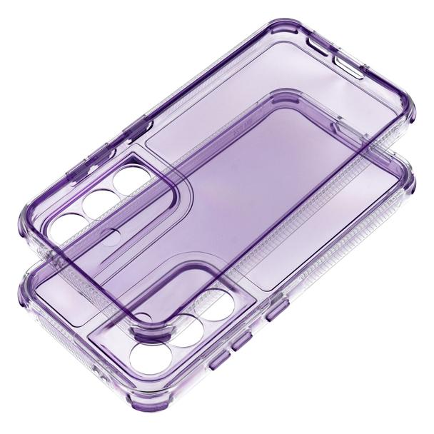 Futerał do Samsung S25 EDGE Matrix Clear jasnofioletowy