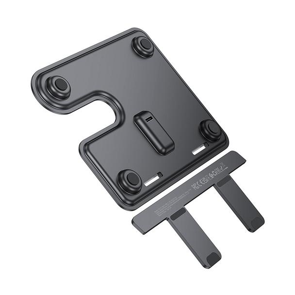 Ładowarka indukcyjna Hoco 3w1 15W zgodna z MagSafe i APPLE Watch CQ19 szara