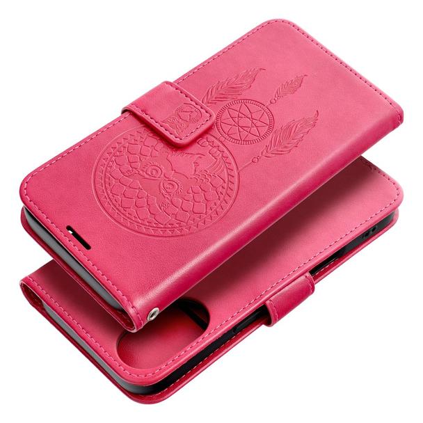Etui z klapką na iPhone 16 Mezzo Book łapacz snów magenta