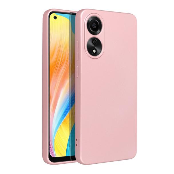 Futerał do Oppo A78 4G Metallic różowy