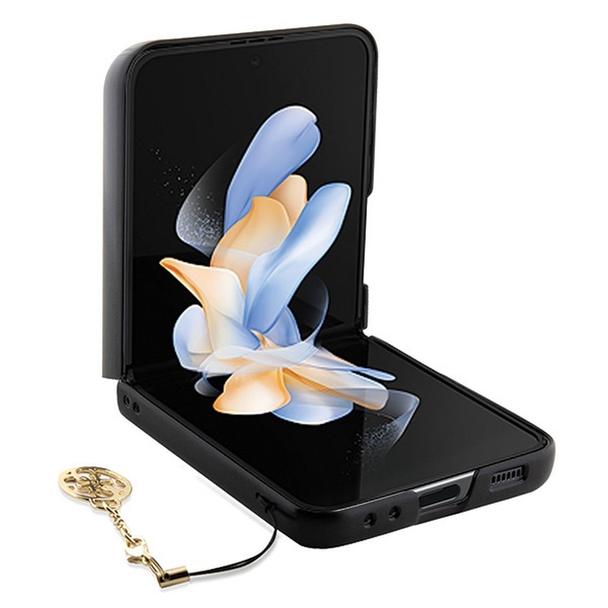 GUESS futerał do SAMSUNG Z FLIP 5 GUHCZF5GF4GBR (4G Charm) brązowy