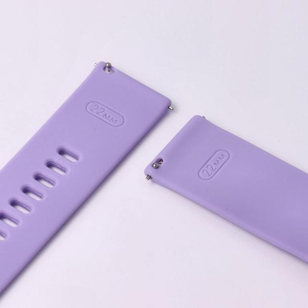 Pasek do zegarka 22 mm Titmo Strap S1 silicone lawendowy