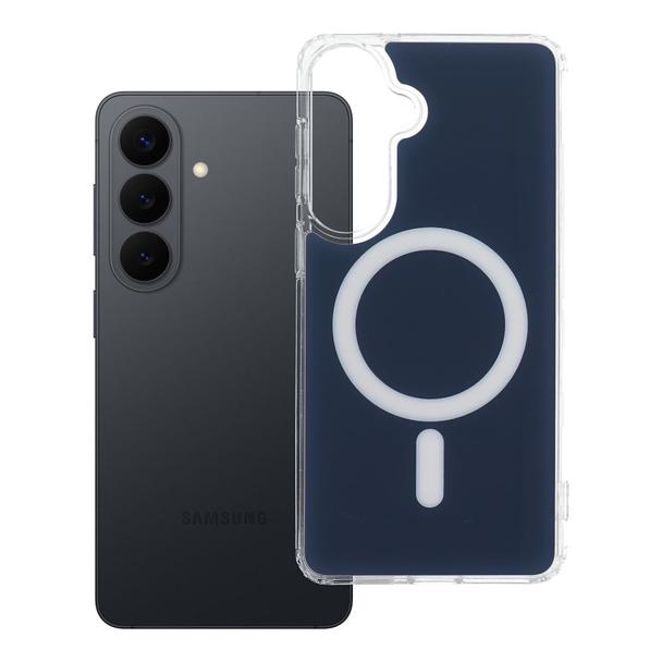 Futerał do Samsung S26 PLUS Clear Fusion Mag Cover zgodny z MagSafe granatowy