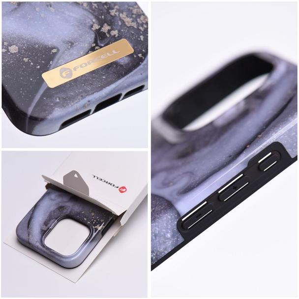Etui na iPhone 14 PLUS Forcell F-Protect Mirage zgodne z MagSafe marble mist