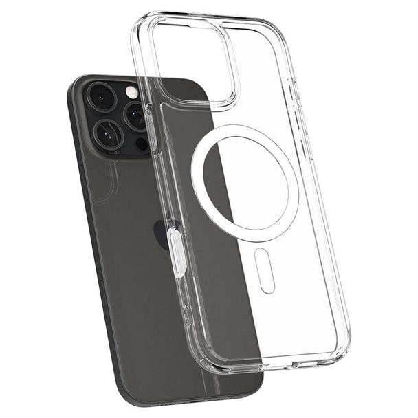 SPIGEN futerał ULTRA HYBRID "T" MAG kompatybilny z MagSafe do IPHONE 16 Pro white