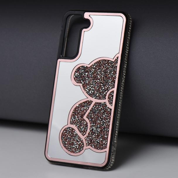 Etui na Samsung A07 / A08 Teddy Bear różowe