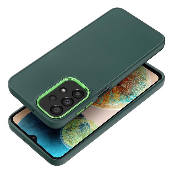 Etui na Samsung A23 5G Frame zielone