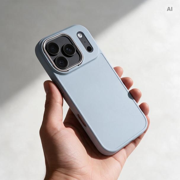 Etui na iPhone 18 Pro / 17 Pro Frame jasnoniebieskie