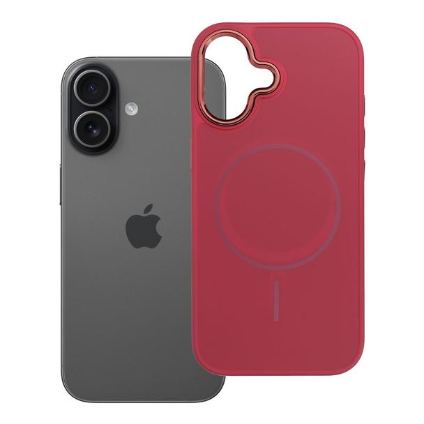 Futerał do iPhone 17 Frame Mag Cover zgodny z MagSafe magenta