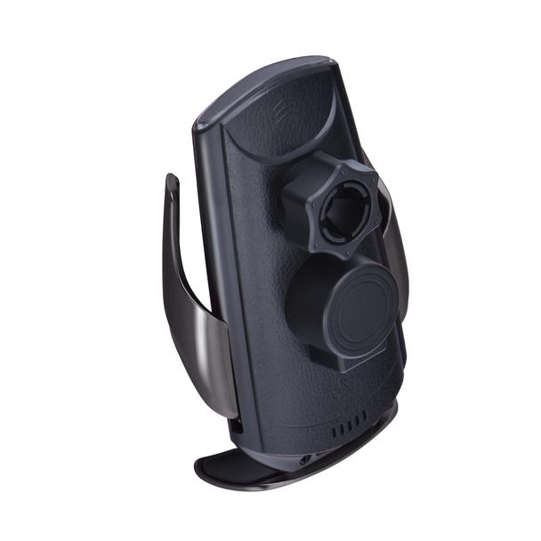 Uchwyt na telefon do samochodu indukcyjny automatyczny Forcell F-Grip HS1 Qi 15W do szyby / kratki czarny