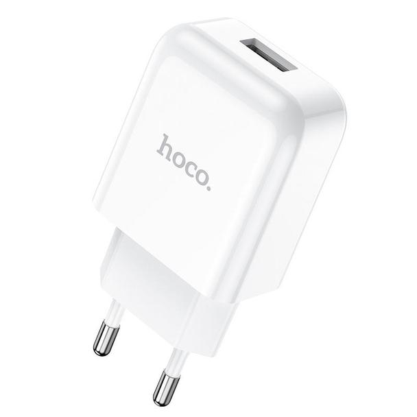 Ładowarka sieciowa do telefonu Hoco USB A 2A 10W N2 biała