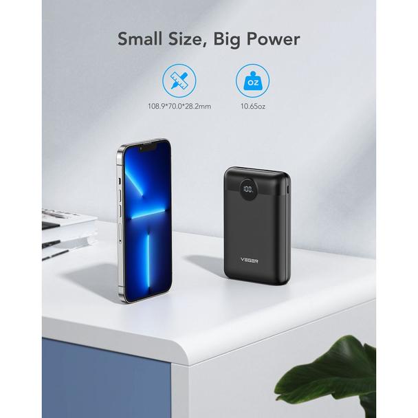 Powerbank Veger S20 (W2053) PD QC3.0 2A 22,5W 20000 mAh czarny 0INT