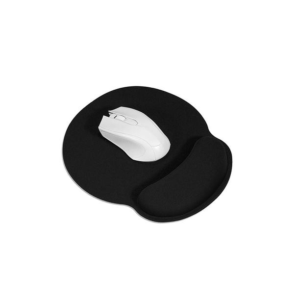 Podkładka pod mysz i nadgarstek ergonomiczna 250 x 230 x 25 mm czarna