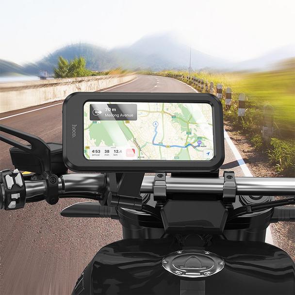 Uchwyt na telefon do roweru / motocykla Hoco CA101 czarny