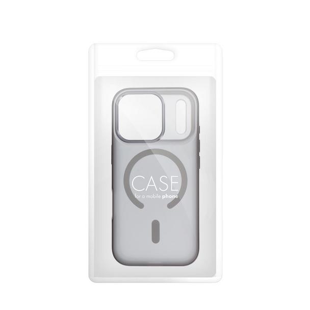 Etui na iPhone 18 Pro / 17 Pro Flexline Mag Cover zgodne z MagSafe szare