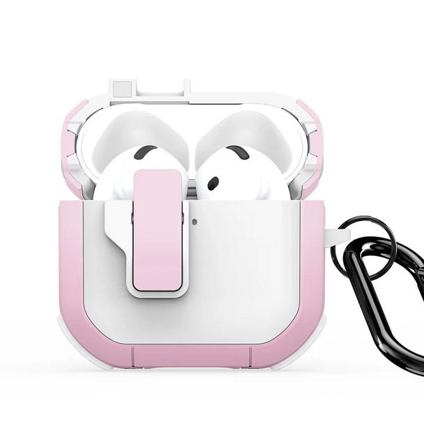 DUX DUCIS futerał PECP ochronny TPU+PC na AirPods 4 biało różowy