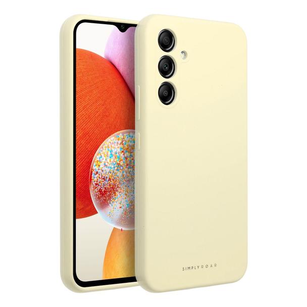 ROAR futerał CLOUD SKIN do SAMSUNG A14 4G / A14 5G Jasnożółty