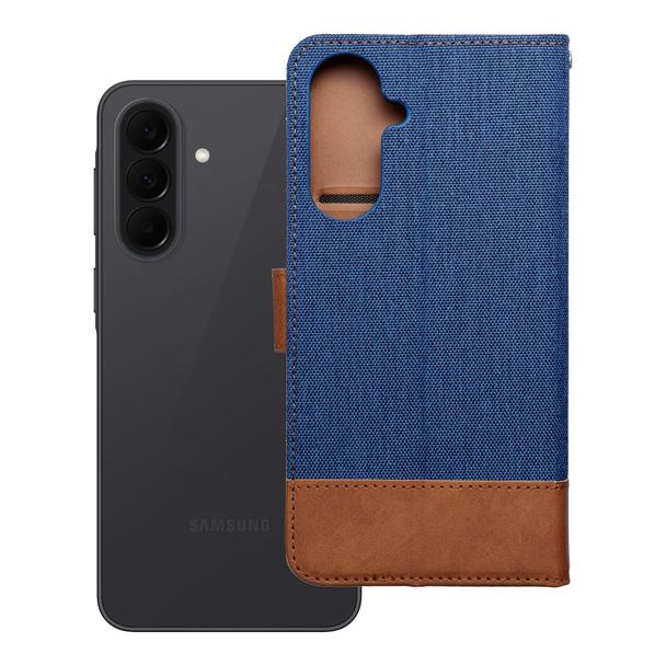 Etui z klapką na Samsung A37 5G Jeans Book niebieskie