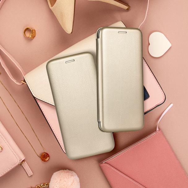 Etui z klapką na iPhone 17 PRO Elegance Book złote