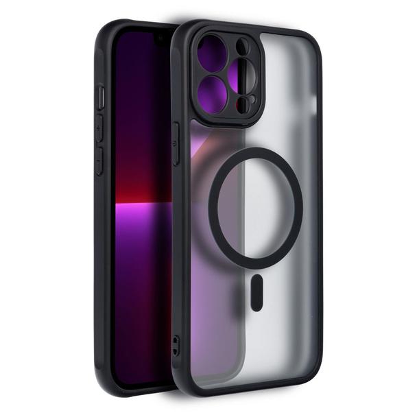 Futerał do iPhone 13 PRO MAX Full Matte Mag Cover zgodny z MagSafe czarny