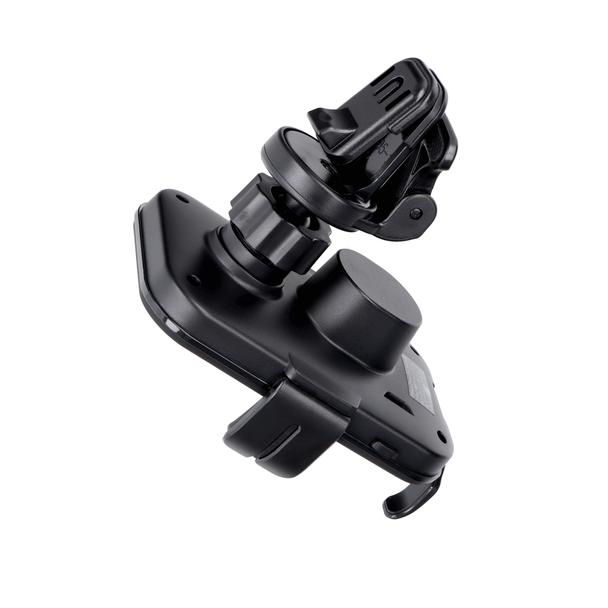 Uchwyt na telefon do samochodu indukcyjny Forcell F-Grip HS4 15W do kratki czarny