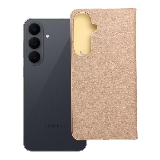 Etui z klapką na Samsung S26 FE Luna Book Gold złote
