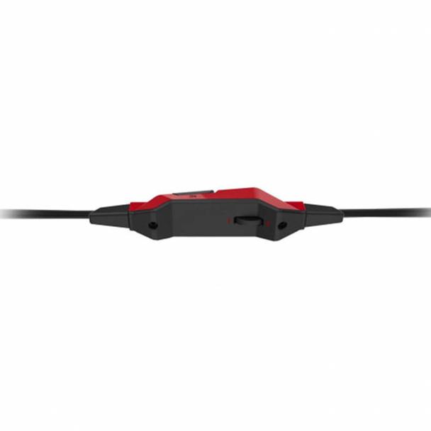 Słuchawki przewodowe nauszne Jack 3,5 mm gamingowe MSI DS501 czerwone