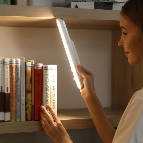 BASEUS bezprzewodowa magnetyczna lampka LED do pokoju 1800mAh DGXC-02 biała