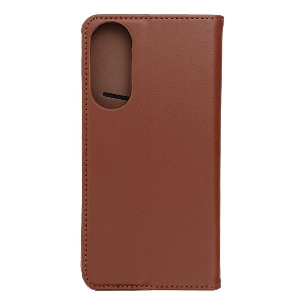 Etui z klapką na Samsung S25 EDGE Smart Pro Book skórzane brązowe