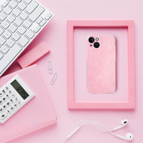 Futerał do Xiaomi Redmi 13C / Poco C65 Clear Case 2 mm Blink różowy
