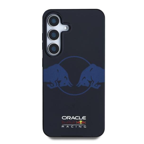 RED BULL futerał do SAMSUNG S25 RBHMS25S24HIDBV (Magnetic IML Transparent PC Two Bulls) navy