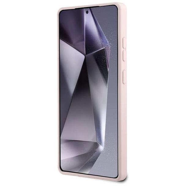 KARL LAGERFELD futerał do SAMSUNG S25 Ultra KLHMS25LSKCHTCP (Magnetic Silicone Double Heads) różowy