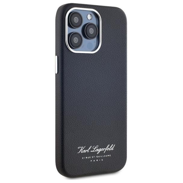KARL LAGERFELD futerał do IPHONE 15 Pro Max KLHCP15XPGWCMKHK (FW PU Hotel RSG) black