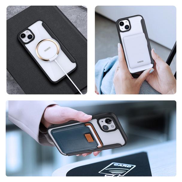 DUX DUCIS kabura SKIN X PRO kompatybilna z MagSafe do IPHONE 15 Plus czarna