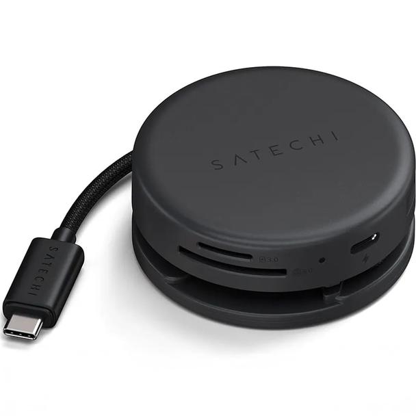 Adapter HUB 7w1 USB C Satechi Multiport ST-POTG7C czarny