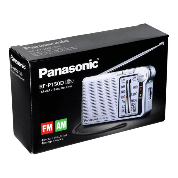 Radio kieszonkowe PANASONIC RF-P150DEG-S Silver, TV- AFC srebrne
