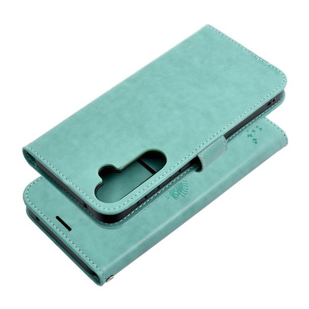 Etui z klapką na Samsung A35 5G Mezzo Book drzewo zielone