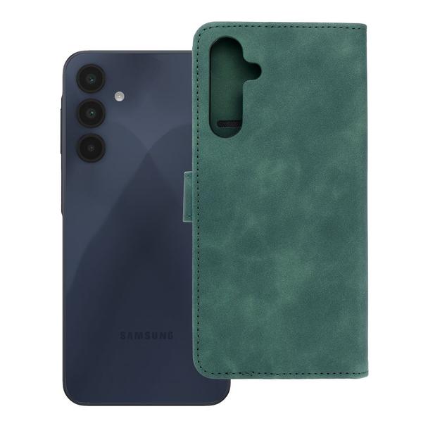 Etui z klapką na Samsung A16 5G Tender Book zielone