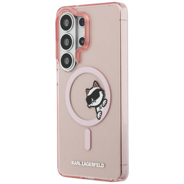KARL LAGERFELD futerał do SAMSUNG S26 Ultra KLHMS26L6HCPSCP (Magnetic IML Peekaboo Choupette) różowy