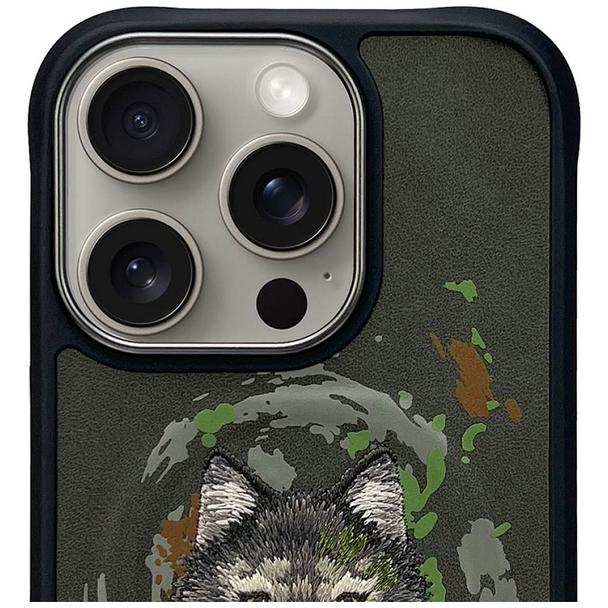 NIMMY futerał WILK kompatybilny z MagSafe do IPHONE 16 Pro Max ciemno szary