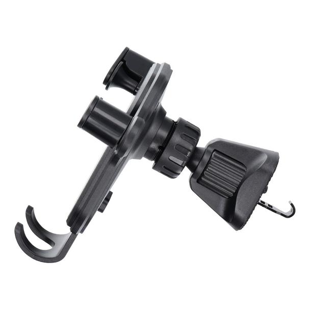 Uchwyt na telefon do samochodu grawitacyjny Blue Star Triangular do kratki czarny
