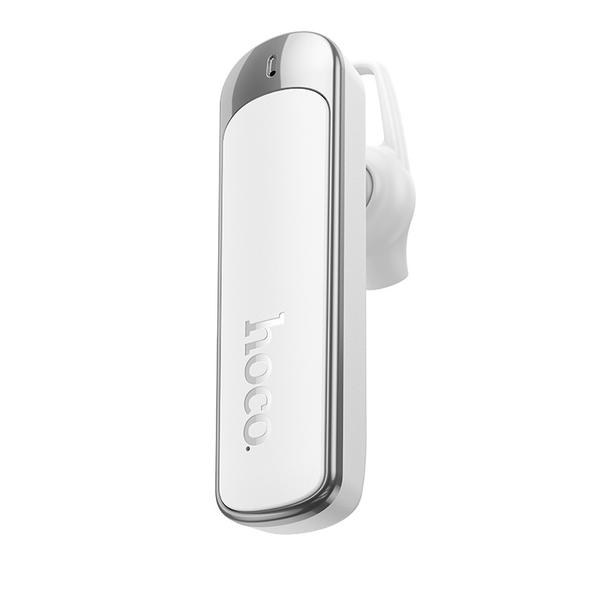 Słuchawka bezprzewodowa mono (ENC, BT 6.0, 130mAh) Hoco E201 biała